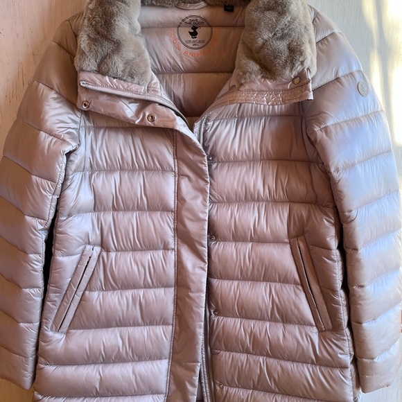 Save the Duck Dalea Faux Fur Collar Puffer Long - Picture 3 of 14